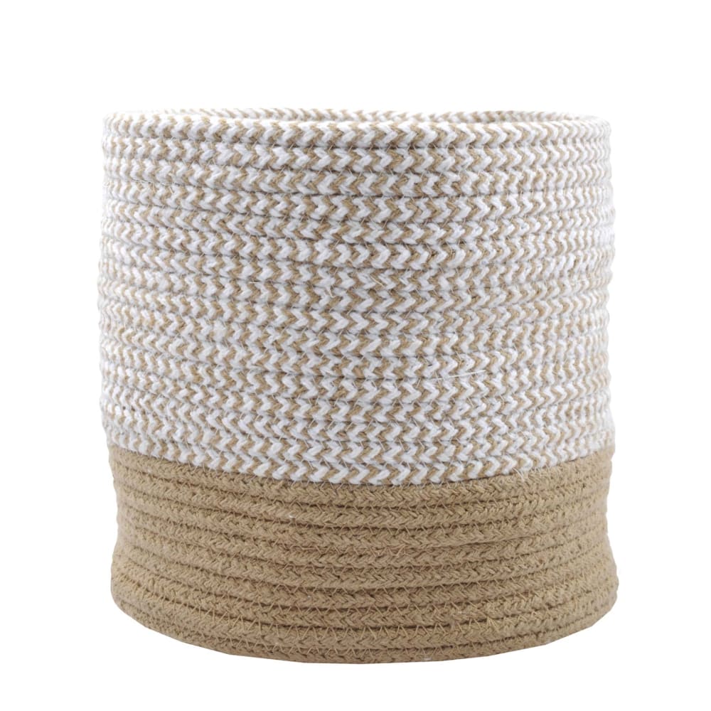 Paniers ou cache-pot en coton - Lot de 3 - Maisons du Monde