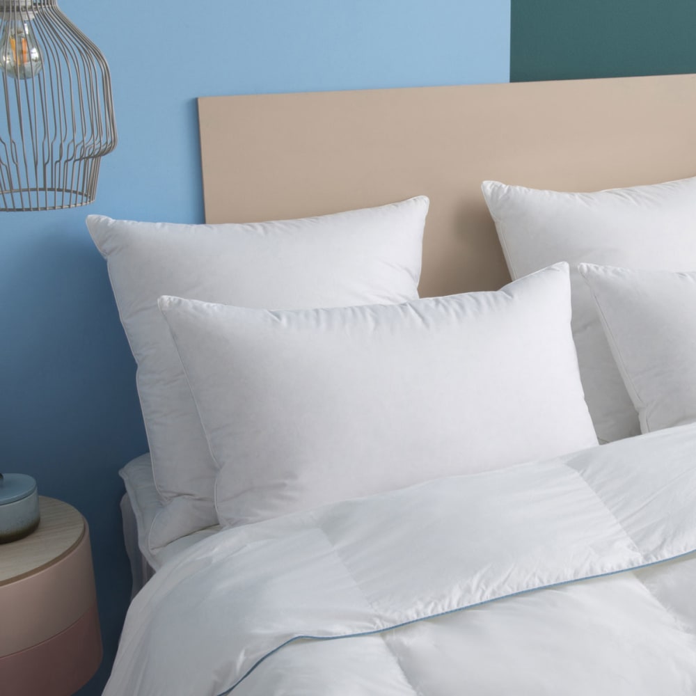 Oreiller medium 70% duvet - 3 compartiments - coton 65x65 cm — vue 3