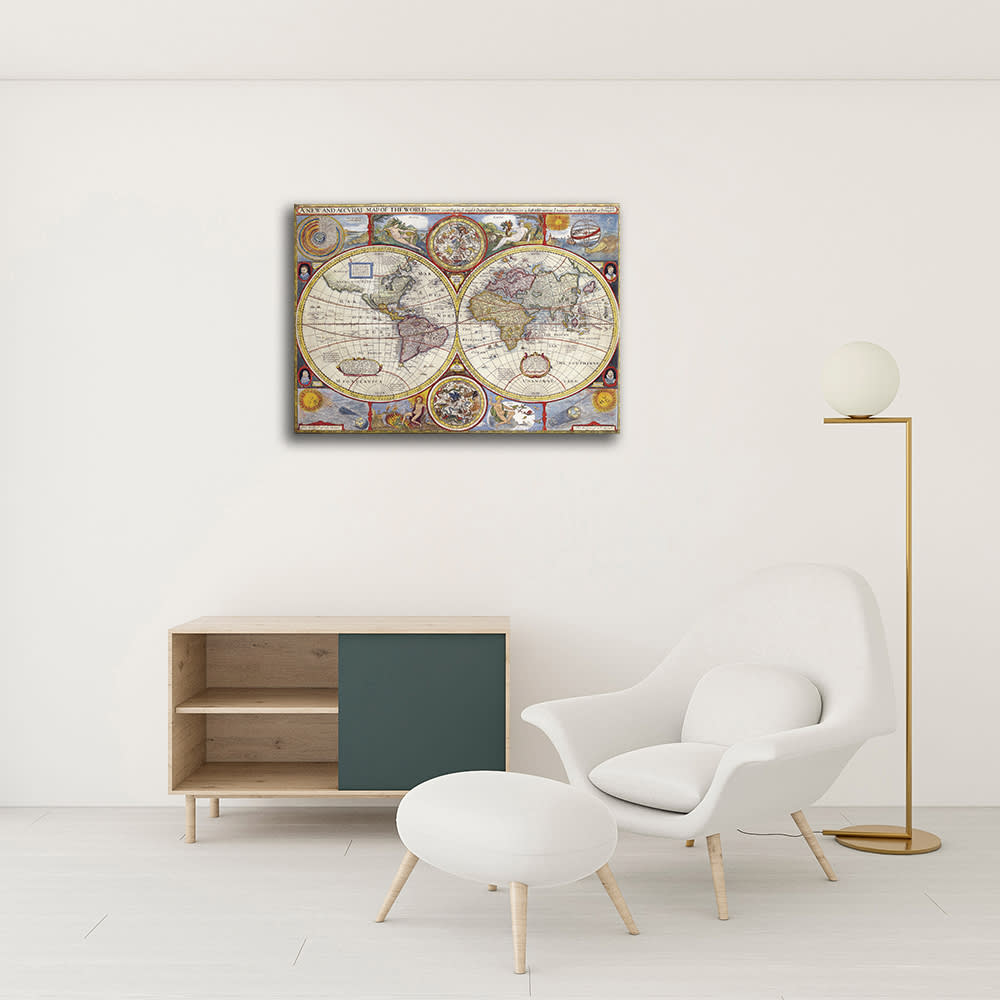 Tableau - Cartographie ancienne Carte No. 43 40x50cm — vue 3