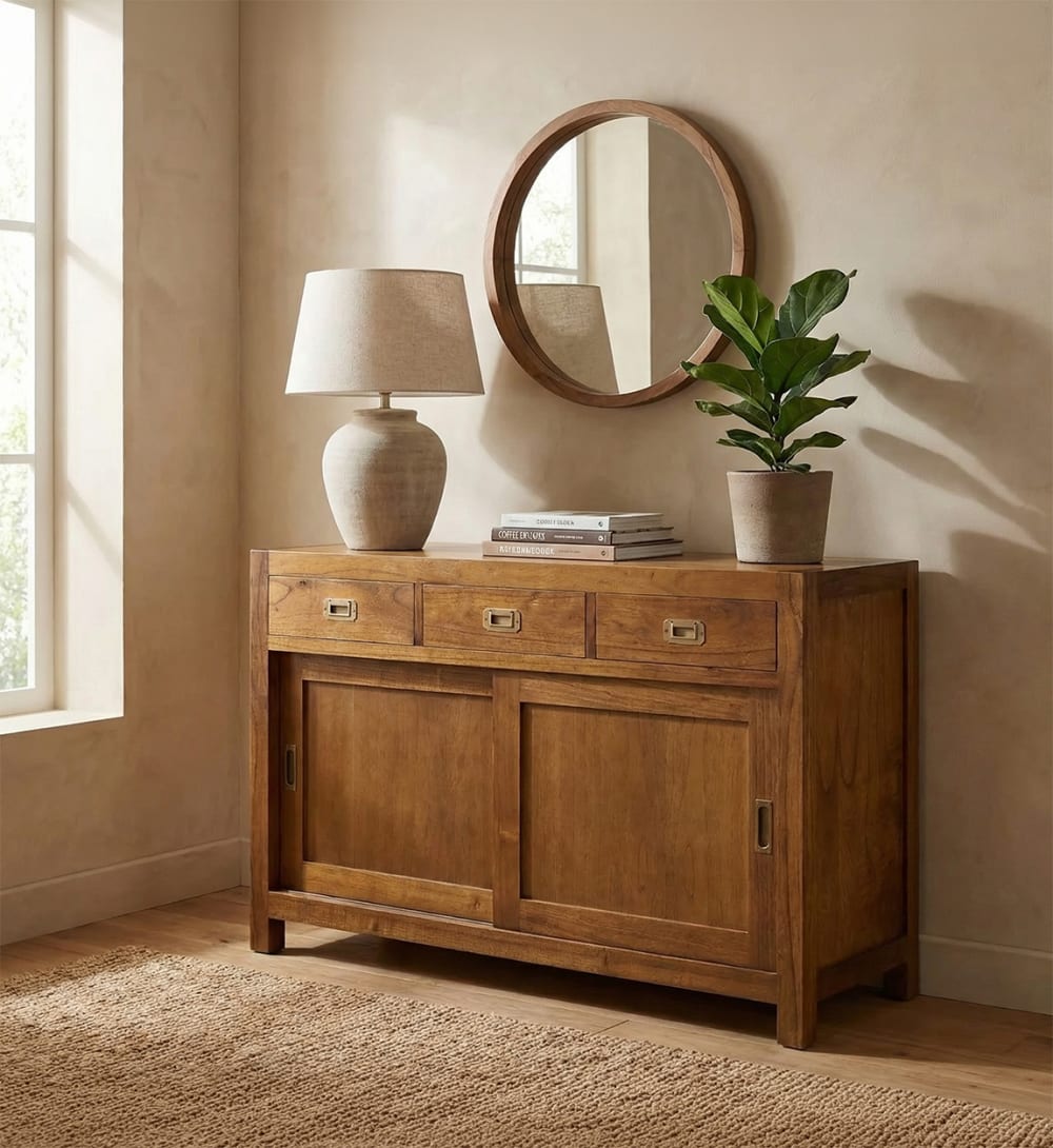 Sideboard aus Mindi-Holz, L 120 cm, braun - Maisons Du Monde
