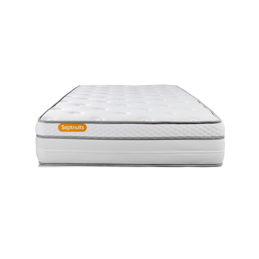 Matelas 90x200 Ressorts et mémoire de forme - Equilibré