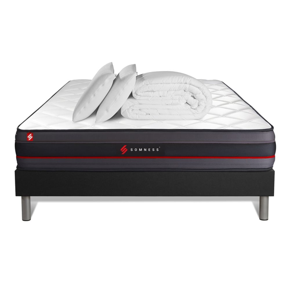 Pack matelas sommier 160x200 oreiller couette - Maisons du Monde
