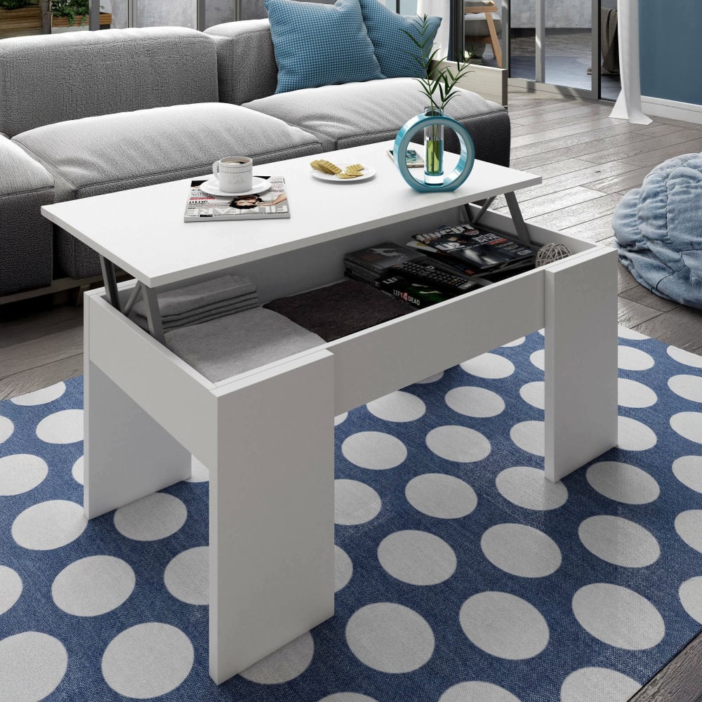 Table basse effet bois blanc - Maisons du Monde