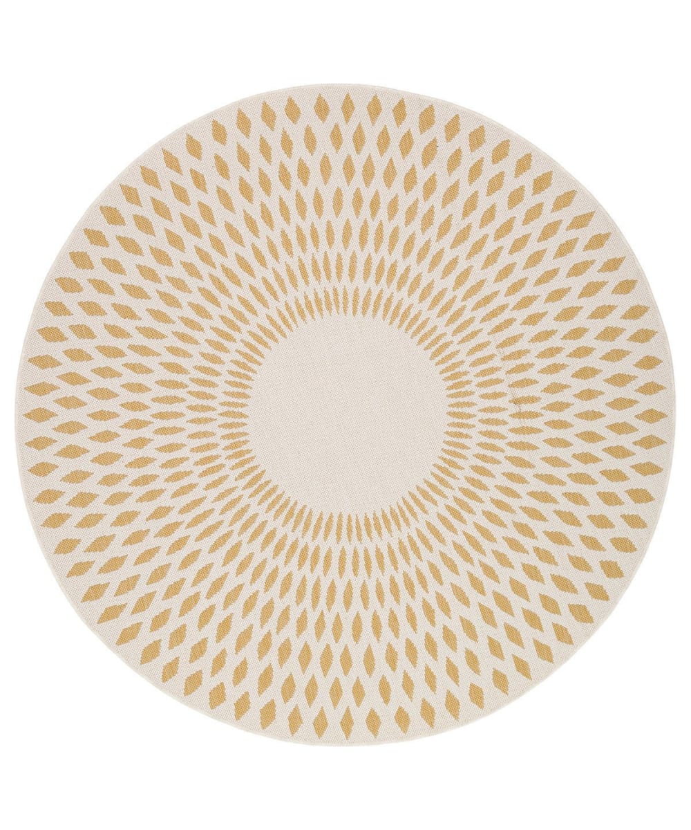 Tapis rond intérieur extérieur 160 x 160 cm