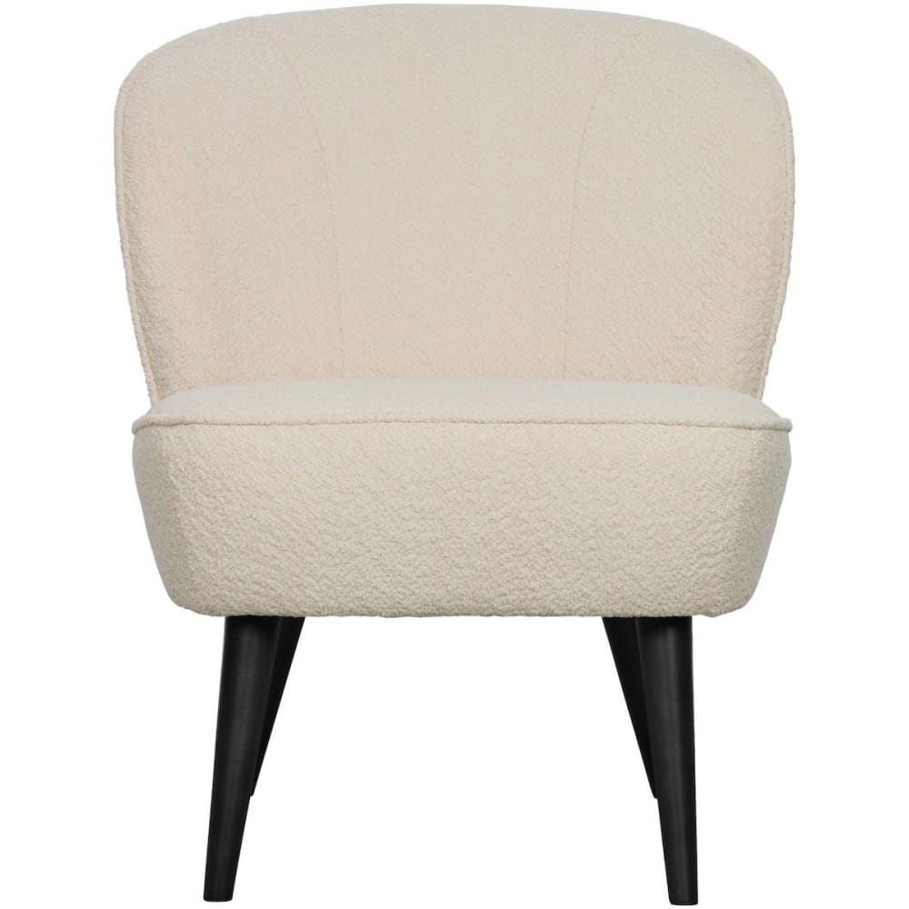 fauteuil en tissu crème