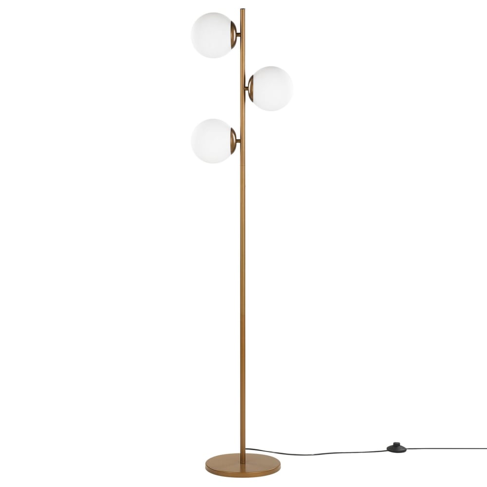 Lampadaire métal doré — vue 4