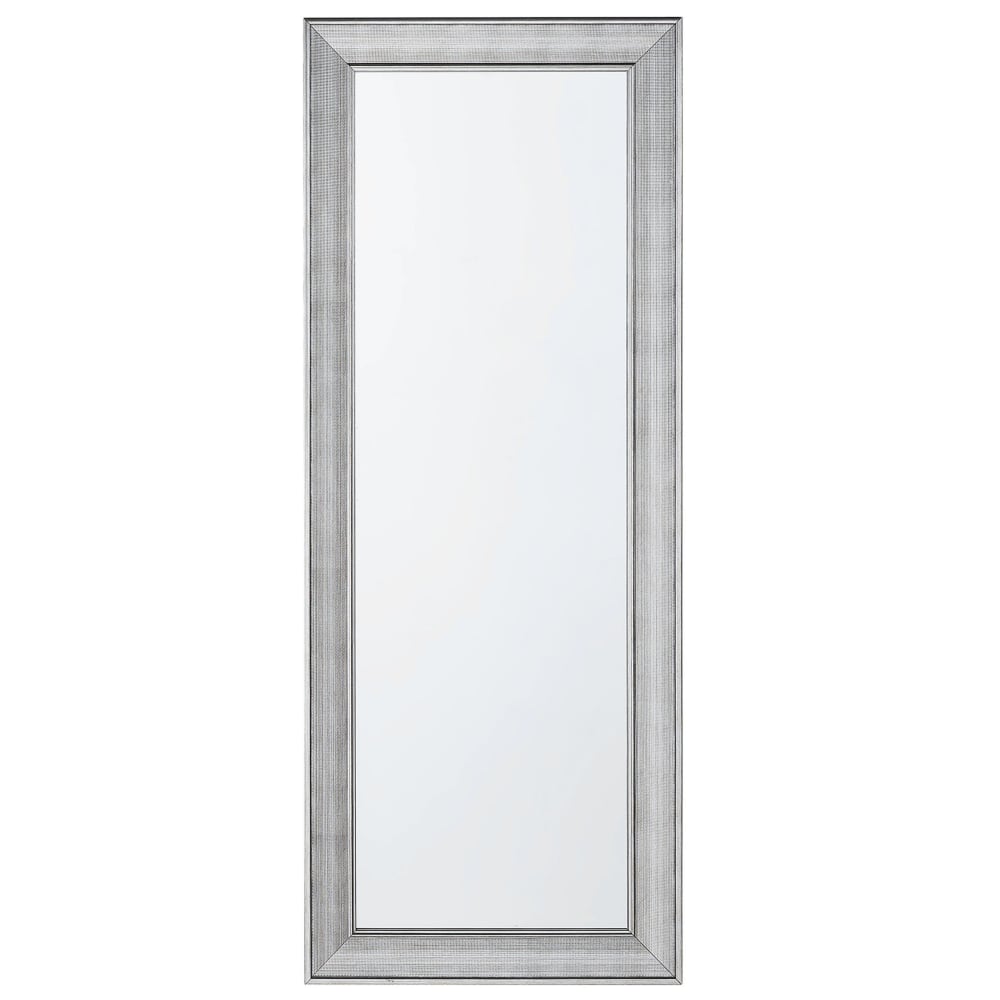 Miroir en matériaux synthétiques argenté 130x50