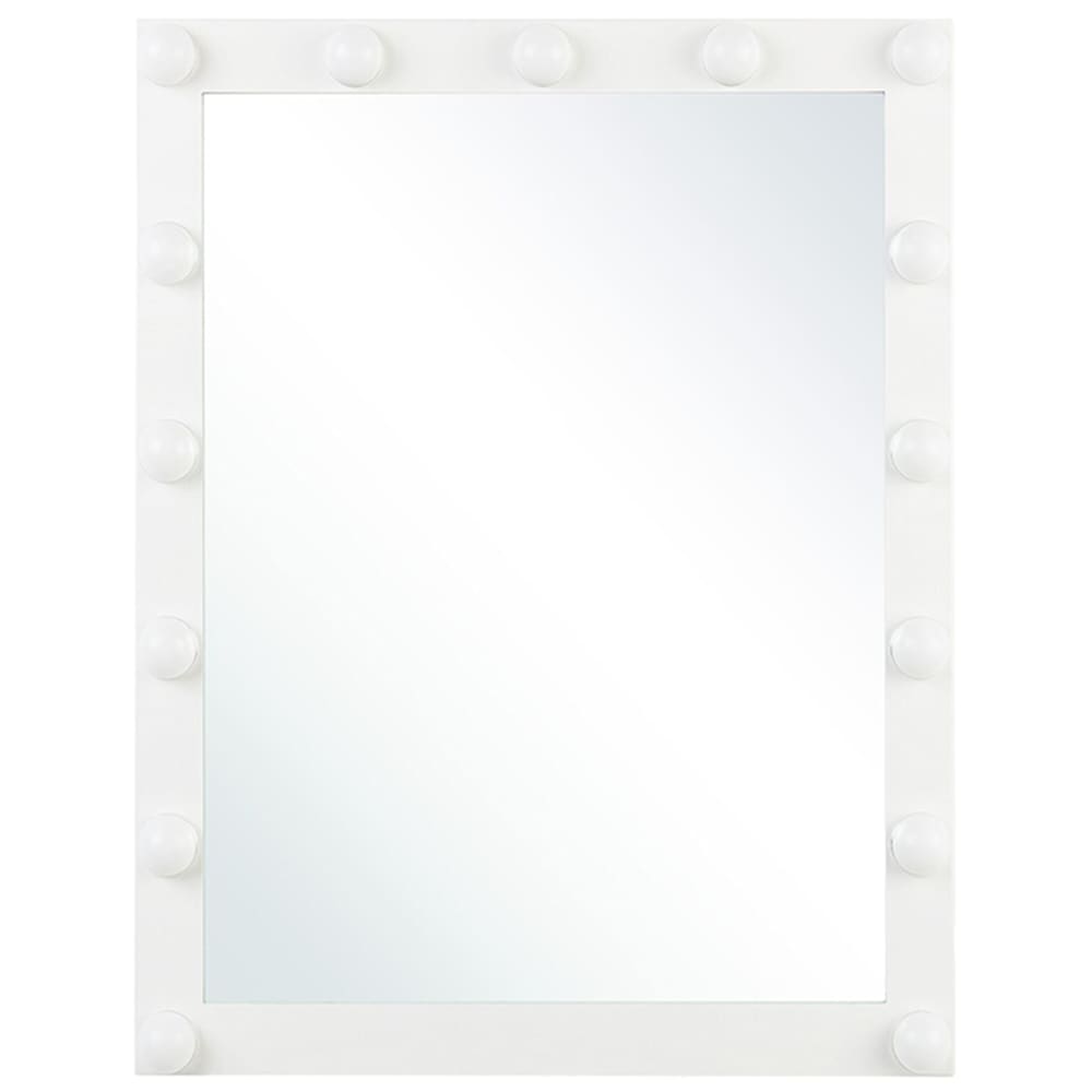 LED-Badezimmer-Spiegel aus Metall 60 x 50, weiß - Maisons Du