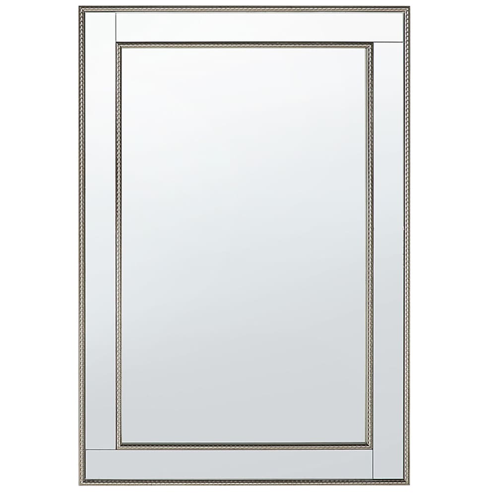 Wandspiegel aus Kunststoff 90 x 60, silber - Maisons Du Monde