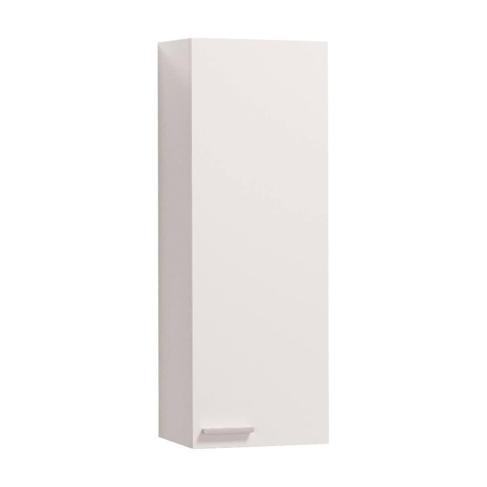 Armoire murale effet bois blanc brillant 30x25 cm