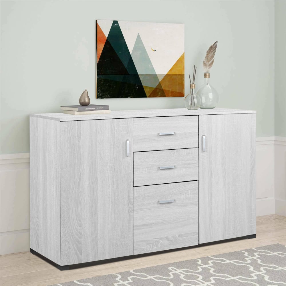 Buffet effet bois beige 120x40 cm - Maisons du Monde