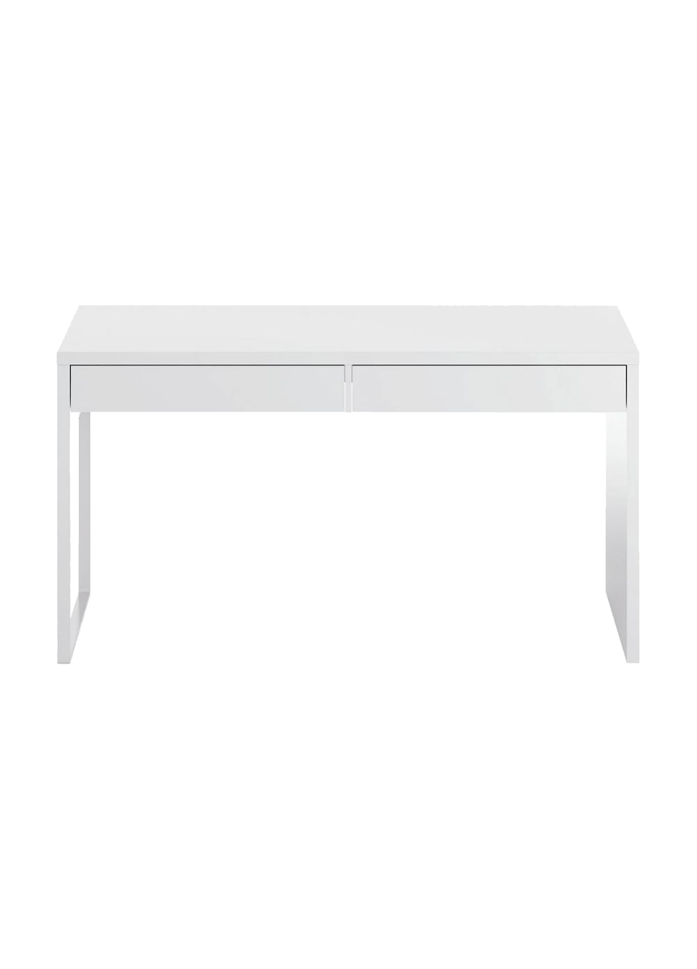 bureau effet bois blanc