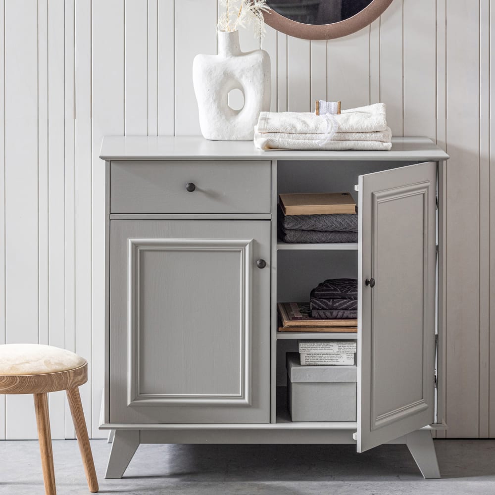 Armoire de rangement - pin - clay - 93x98x55 - woood - lily - Maisons du Monde