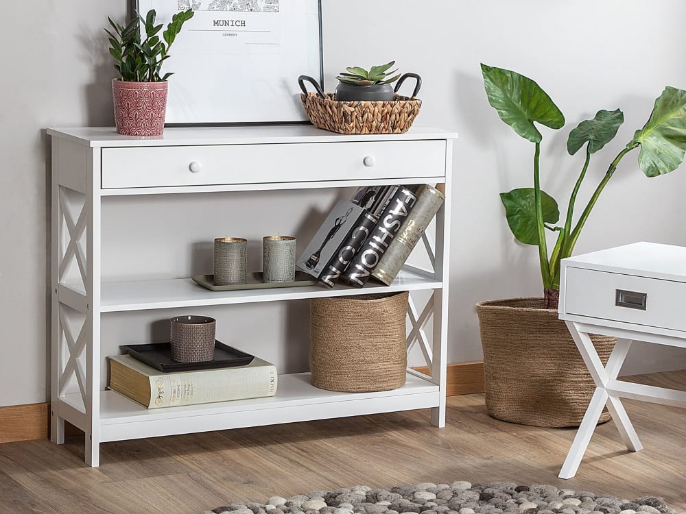 Konsolentisch aus Mdf-platte, weiß - Maisons Du Monde