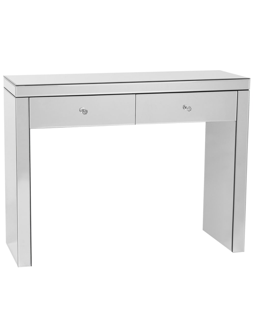 Console miroir argenté