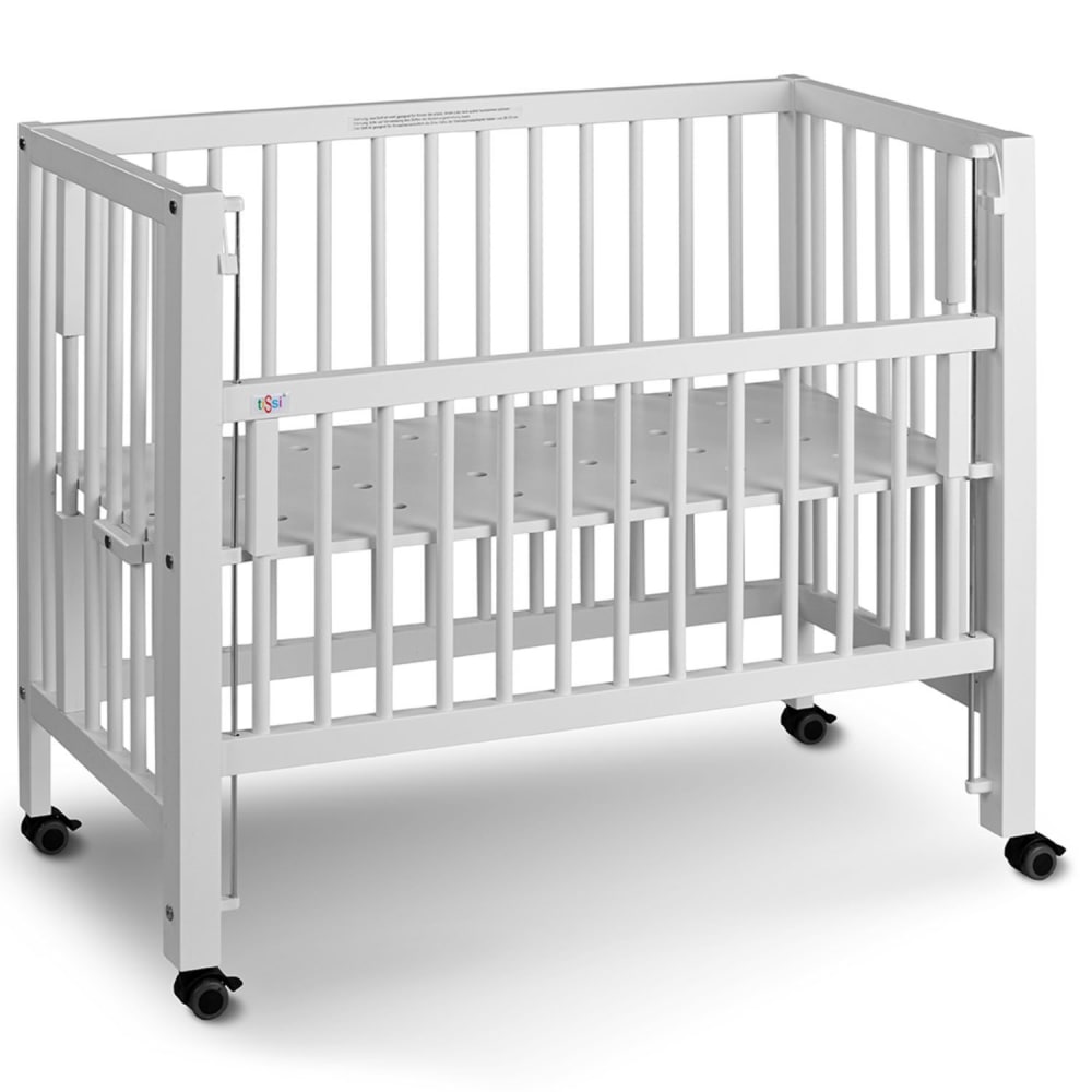 Lit berceau co dodo en bois Blanc 90x40x80 cm (Tissi) - Image 3