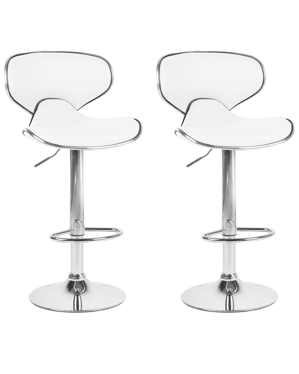 Lot 2 chaises bar - cuir