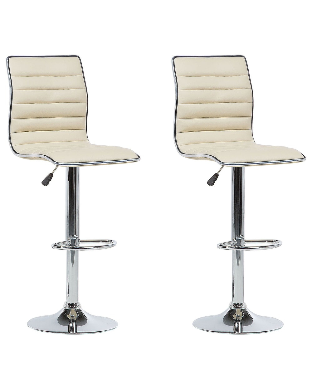 Lot 2 chaises bar - cuir
