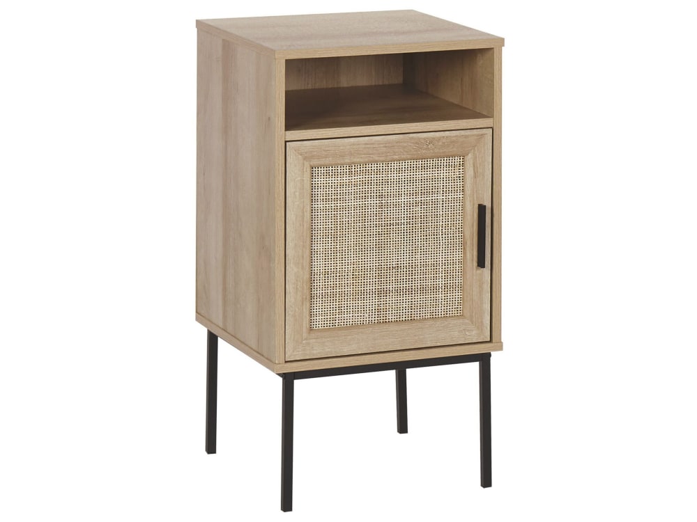 Table de chevet marron clair