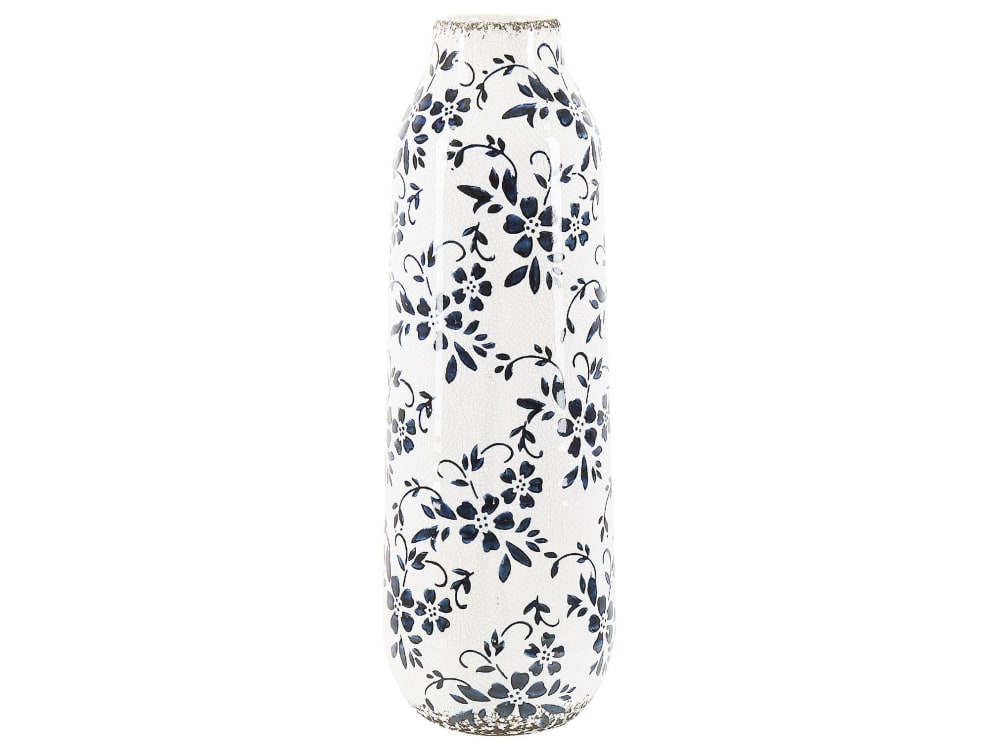 Blumenvase Aus Keramik 35Cm, Weiß