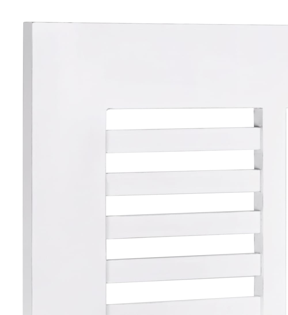 Cabecero de madera de mindi blanco anch. 100 cm - Maisons du Monde