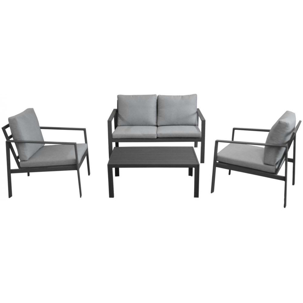 Salon détente jardin en aluminium marlo