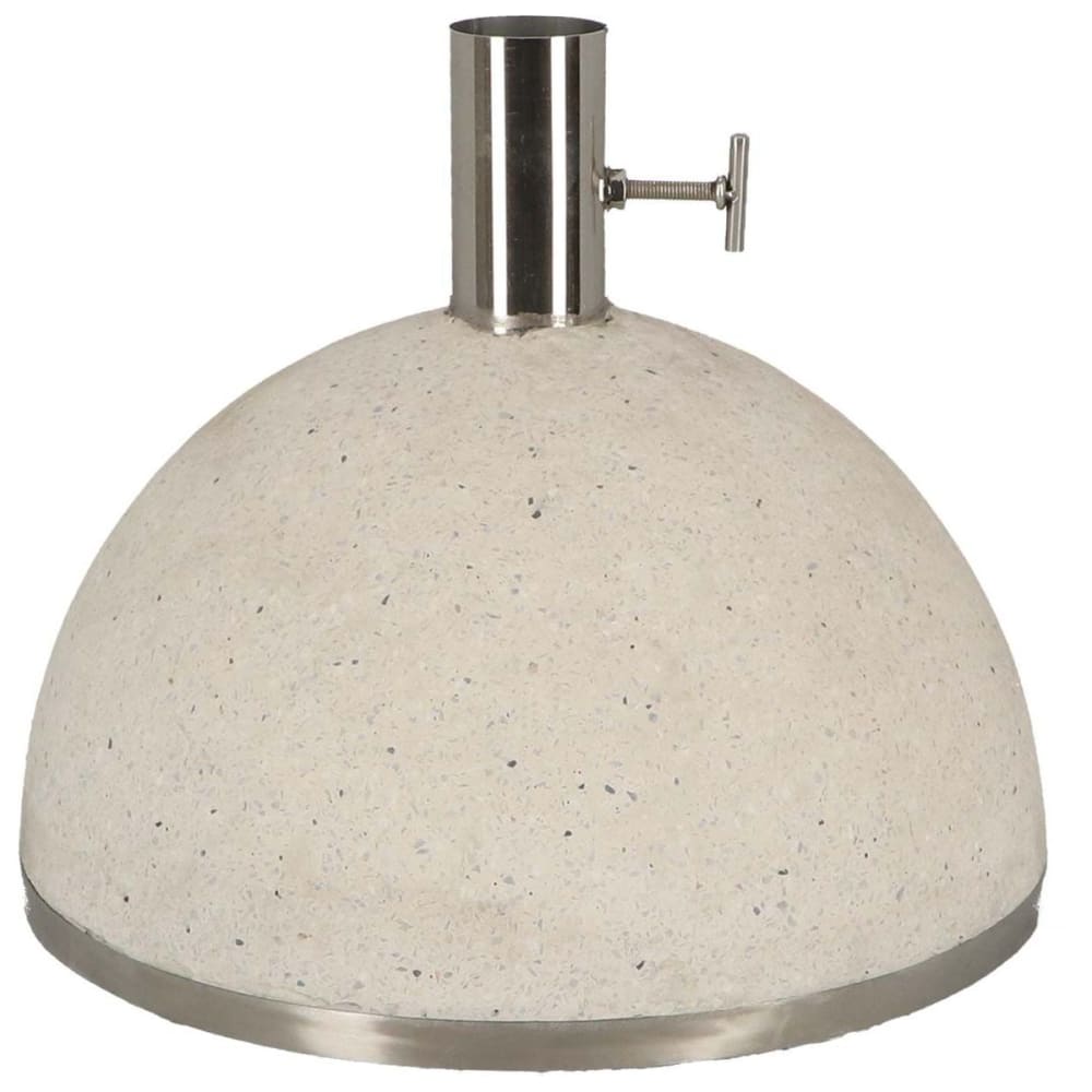 Pied de parasol granit 31,5kg blanc