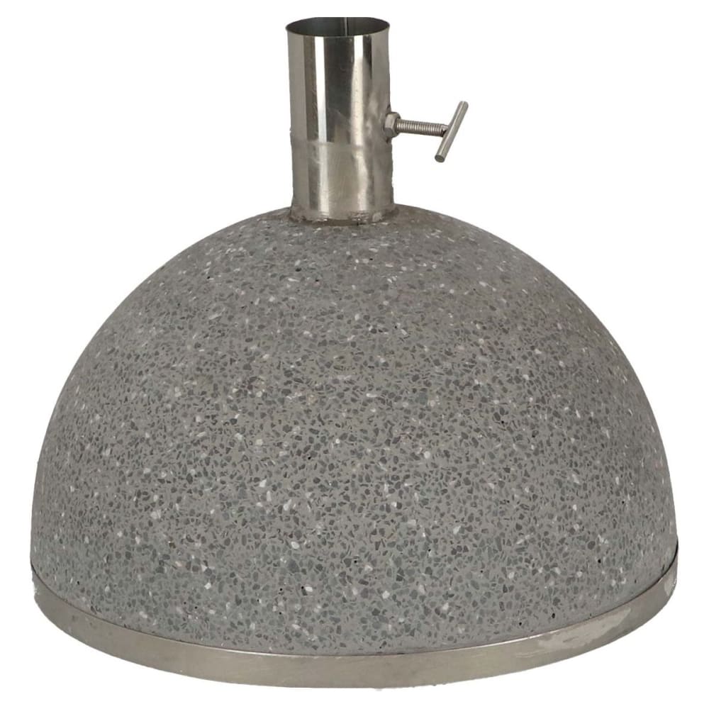 Pied de parasol granit 31,5kg gris foncé