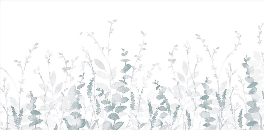 Carta da parati panoramica poaceae al volo, grigio 510 x 250 -