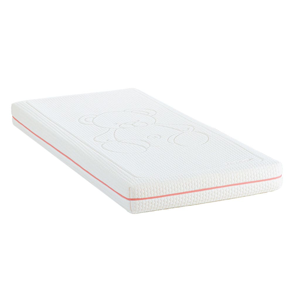 MINEA - Matelas  rose Bébé 90x200 cm  mousses HD & supersoft