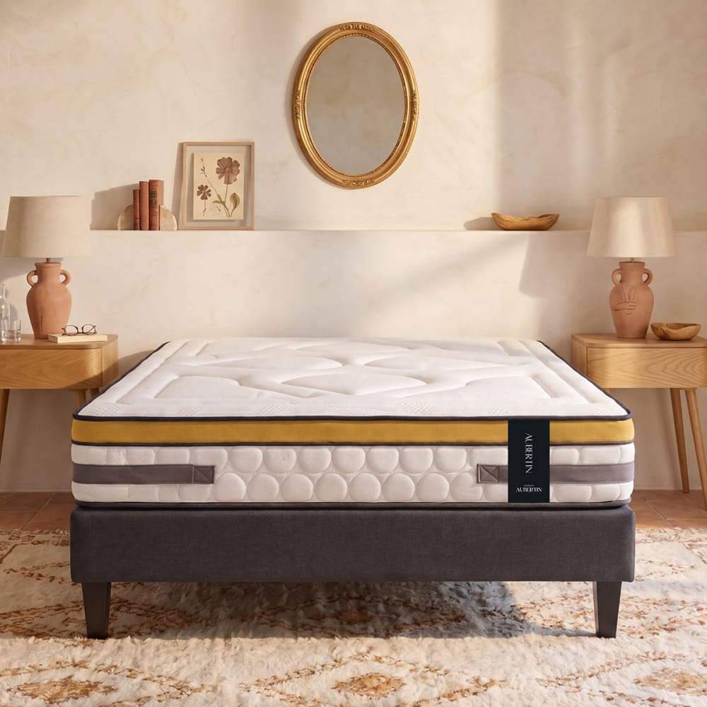Matelas ressorts mémoire h24 180x200 - Maisons du Monde