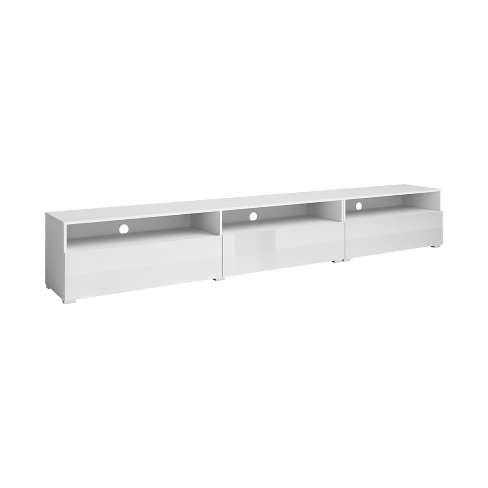 Tv-MöBel Mit 1 Schublade, Weiß, 270Cm