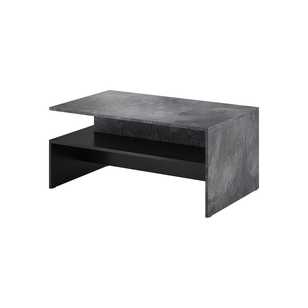 Table basse effet béton foncé Table basse effet béton foncé