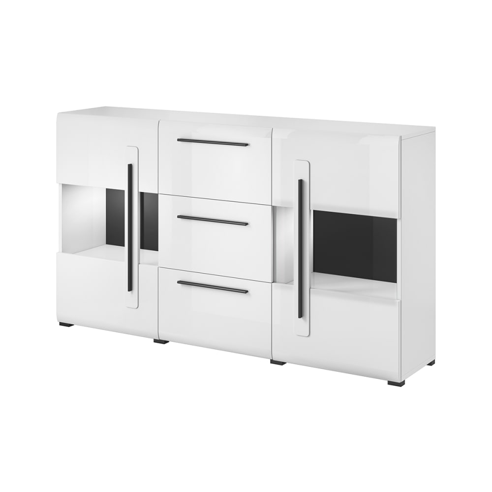 buffet 2 portes 3 tiroirs