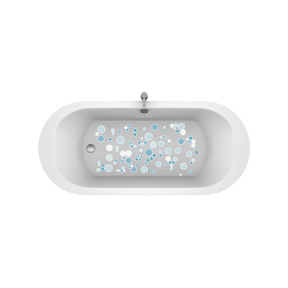 Autocollants antidérapants pour baignoire bulles bleues - Maisons du Monde