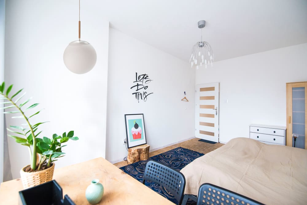Lámpara techo bola cristal blanco mate embellecedor madera - Maisons du Monde