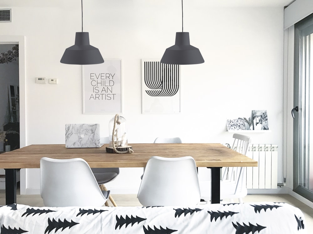 Lámpara de techo Flip antracita Ø32 cm E27 - Maisons du Monde