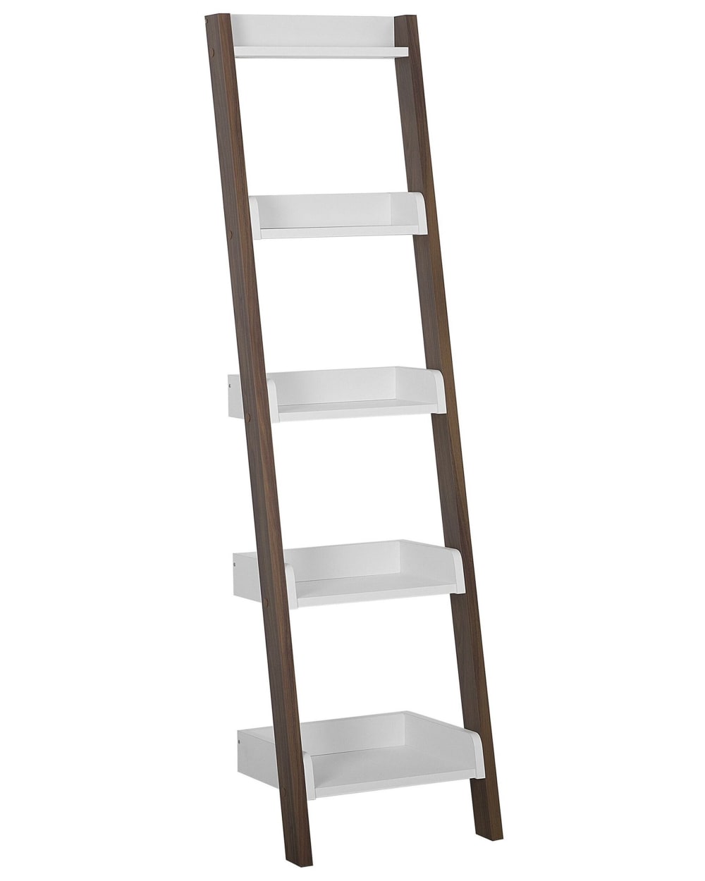 Regal Mit 5 Ebenen Aus Holzwerkstoff 166Cm, Weiß