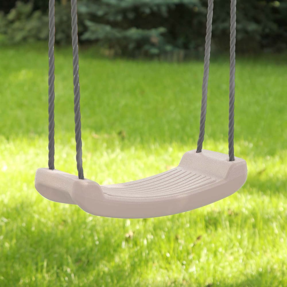 Balançoire avec support en métal, anthracite/crème - Maisons du Monde