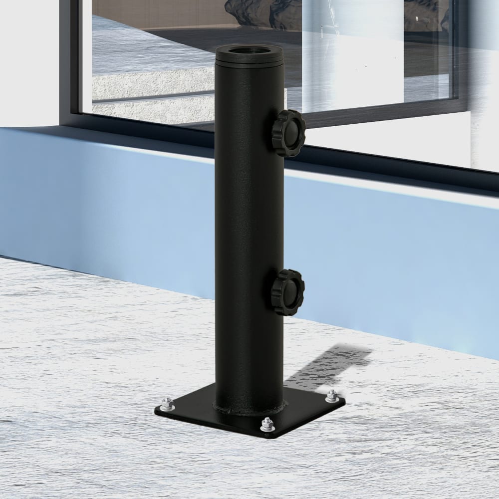 Soporte de parasol 12x12x30 cm negro - Maisons du Monde