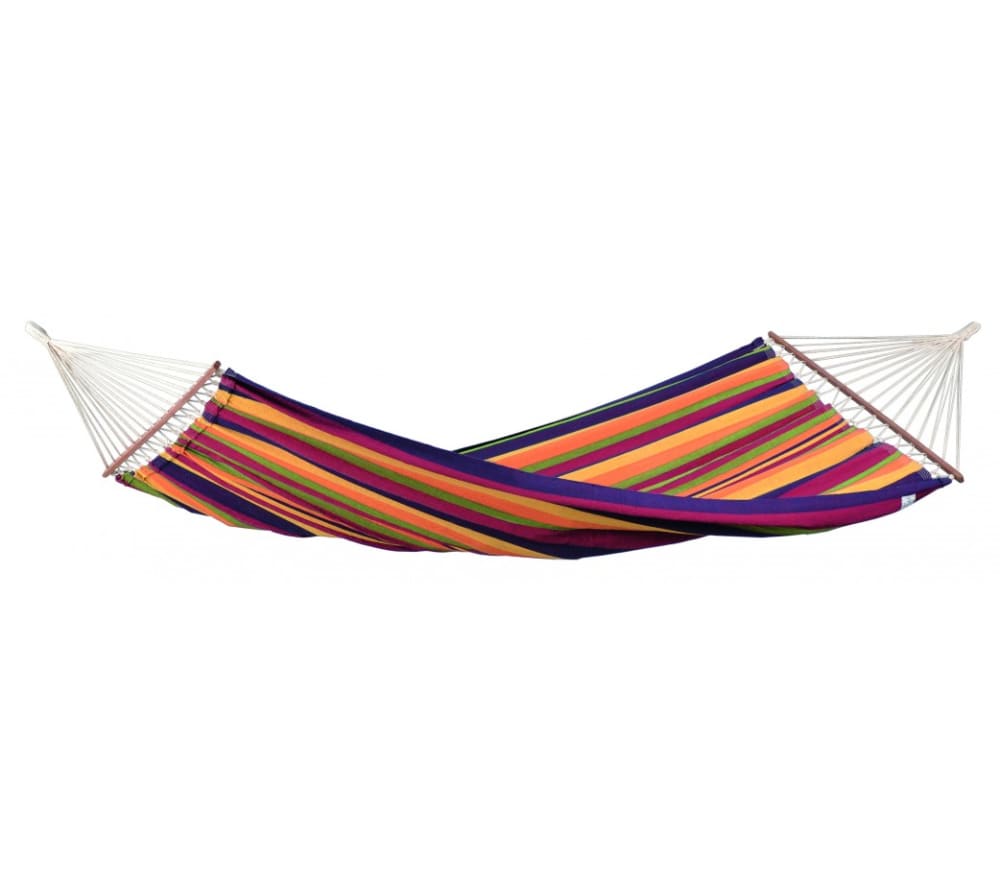 Hamac à barre en coton couleur tropical