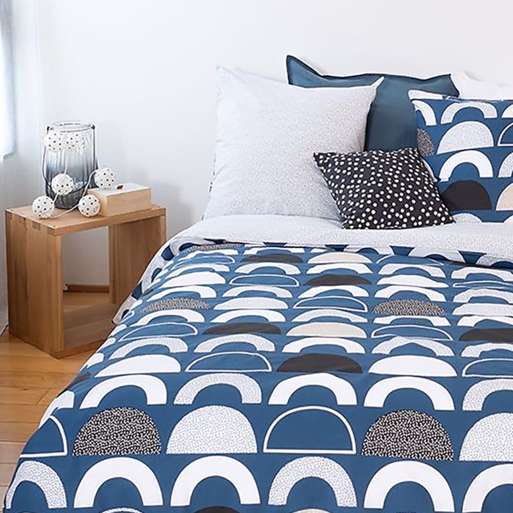 Housse de couette 240x260 + 2 taies 100% coton 57 fils — vue 3