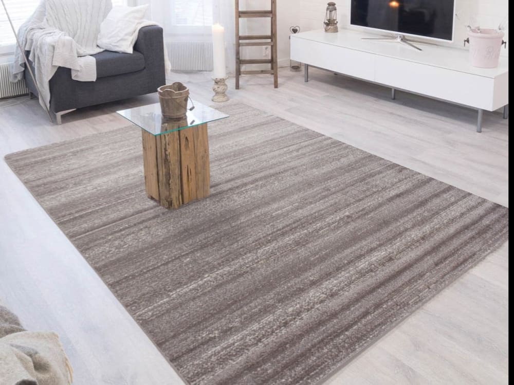 Tapis uni à dégradé beige 200x290cm — vue 3
