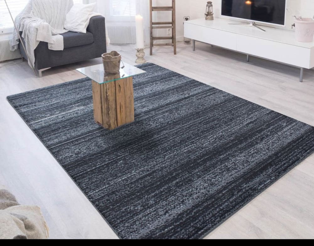 Tapis uni à dégradé gris 160x230cm — vue 3