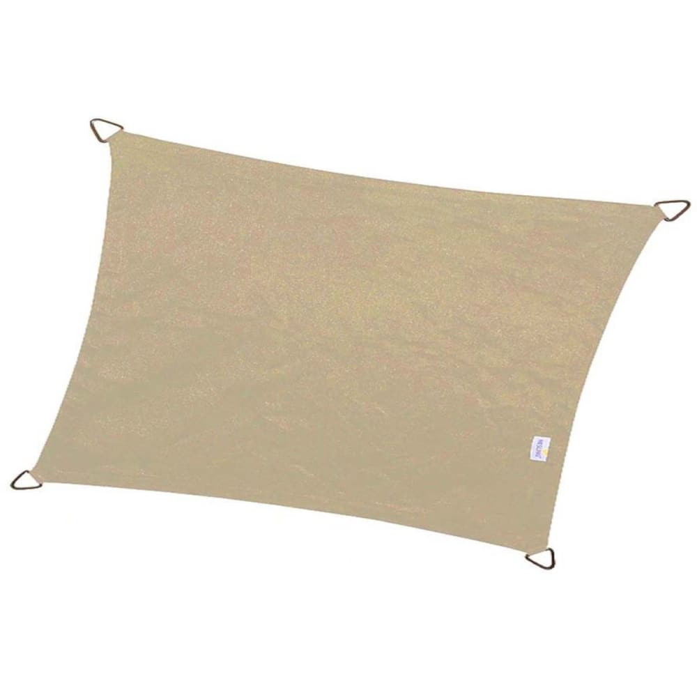 Voile d'ombrage rectangulaire coolfit 4 x 3 m sable