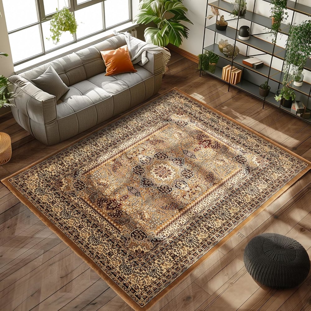 Tapis d'orient azad beige 120 x 170 cm — vue 3