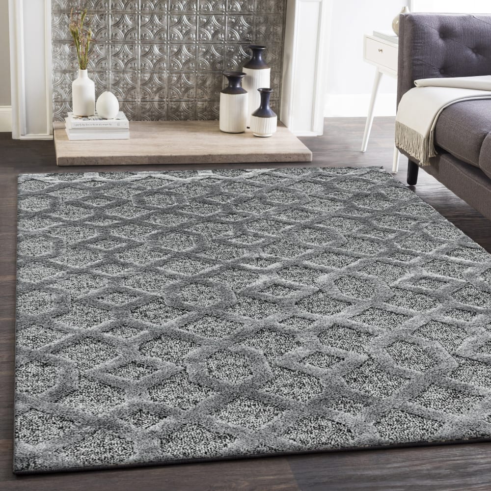 Yasi - tapis berbère à relief - gris 240 x 340 cm — vue 3