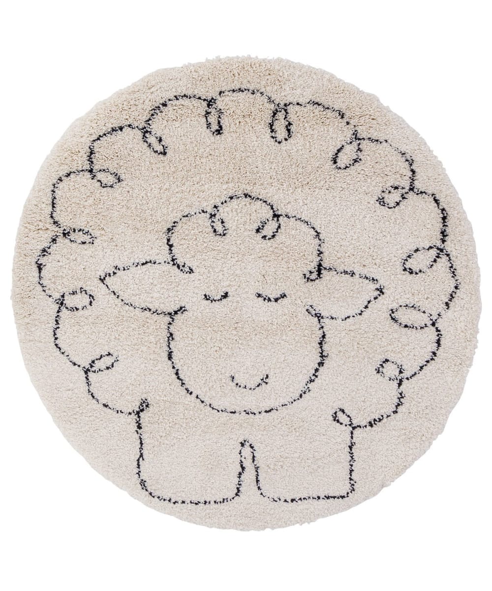 Tapis rond Petit mouton (120 cm)