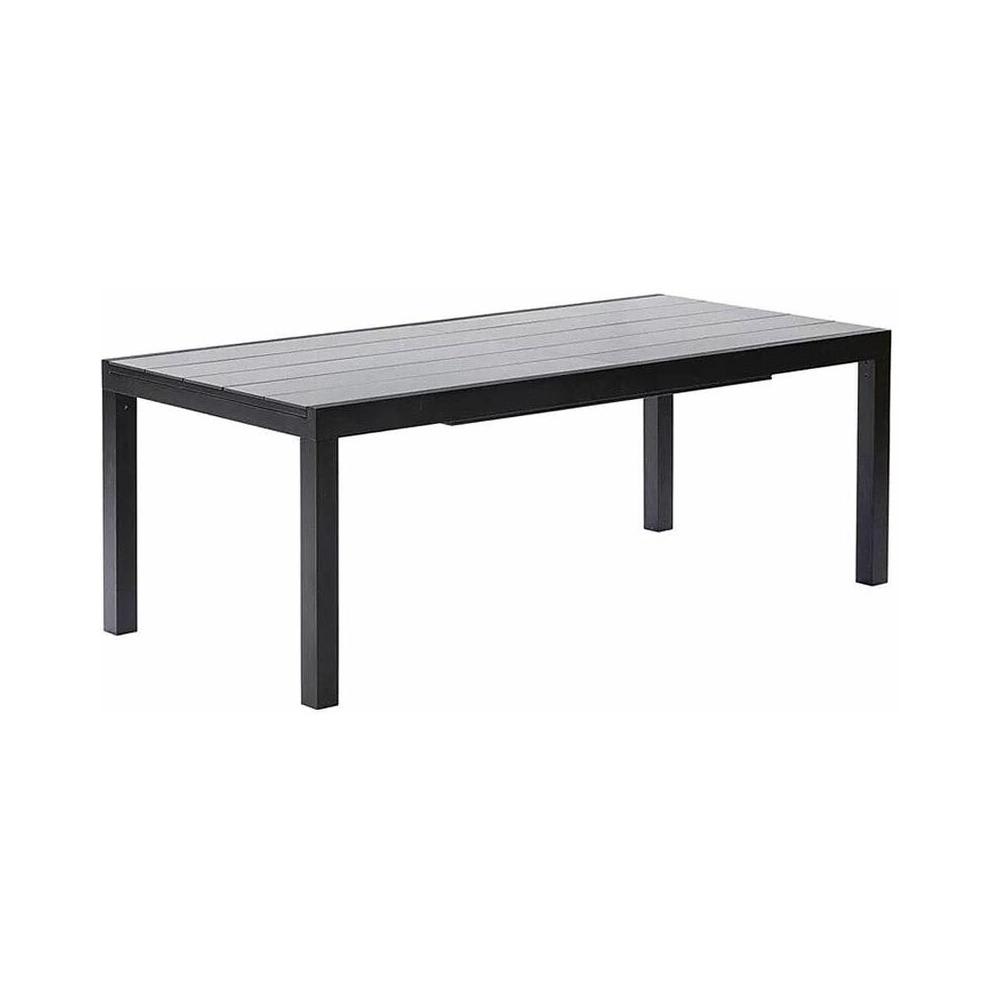 Salon de jardin en aluminium et hpl star table et 6 fauteuils