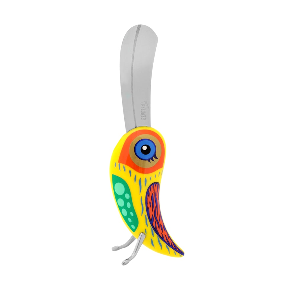Couteau à beurre  multicolore acier inoxydable 5,5  x  3,5  x 13 cm